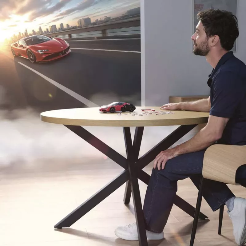 3D pusle Ravensburger Iconics Ferrari SF90 Stradale – kogumismudeli komplekt