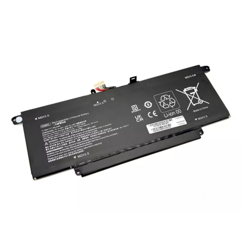 Vahetusaku 6 elemendiga HP Elite Dragonfly G3 jaoks, Li-Ion 5673 mAh, 11,58 V, 68,4 Wh, must