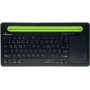 Klaviatuur MediaRange MROS131 Office Bluetooth QWERTZ Saksa Šveitsi Must Roheline