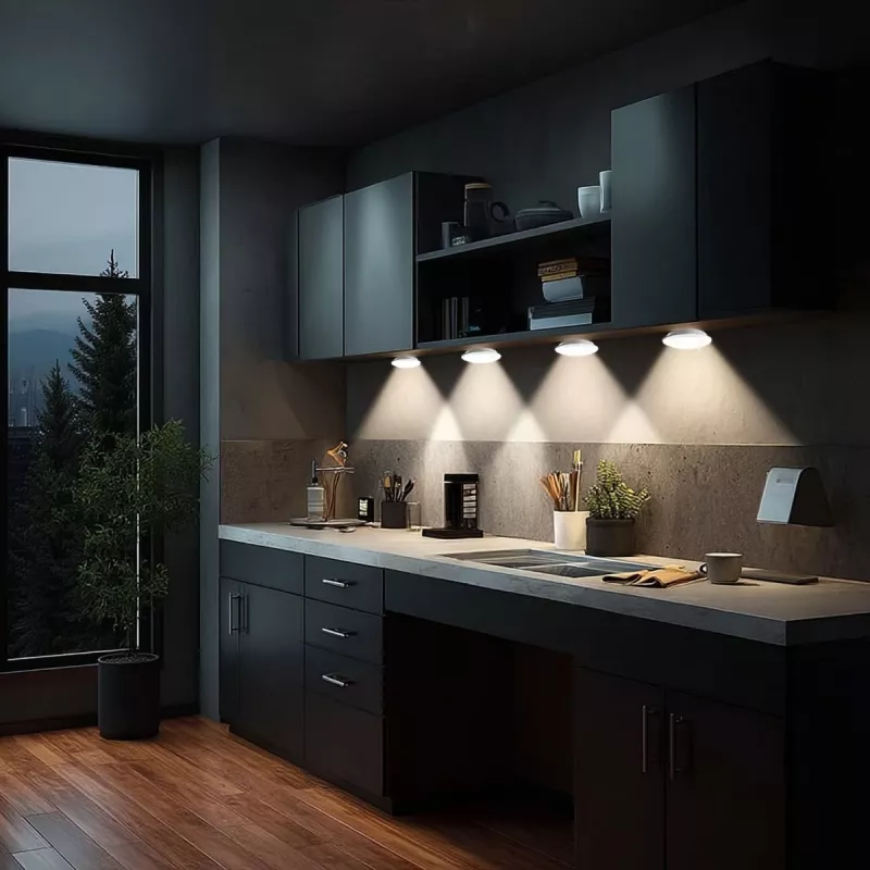 Maclean Energy MCE165 kaugjuhtimispuldiga LED-lampide komplekt, AAA-patareid, 6 tk komplektis
