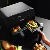 Õhufritüür Petra PT4750BLKVDEEU7, kahekambriline, mahutavus 3,7 L, must