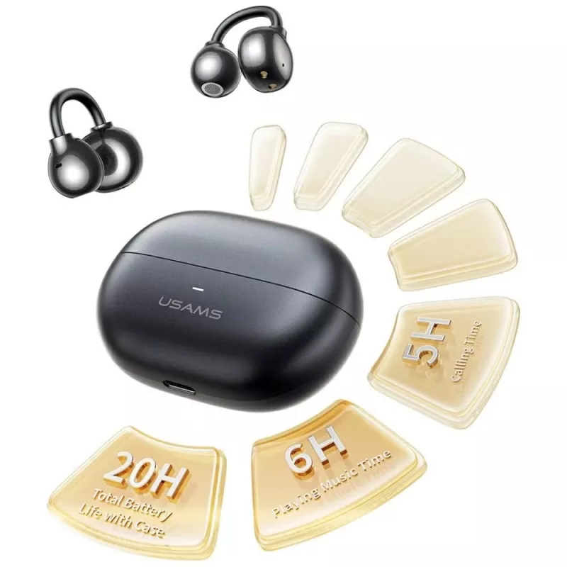 Bluetooth-kõrvaklapid R02 Clip-on hall