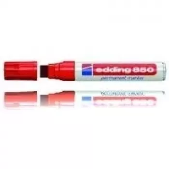 Püsimarker Edding 850 Block punane 5 tk