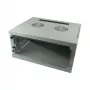 Rack cabinet ALLNET ALL-SMQ5409GRAU 9U freestanding rack, 50 kg capacity, key lock, hall