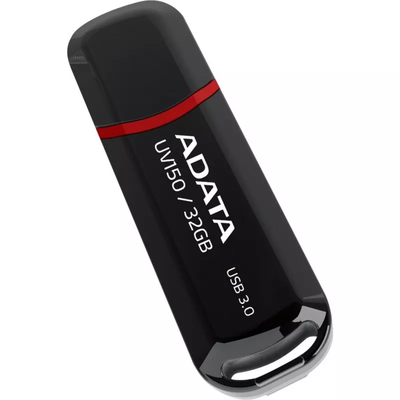 ADATA AUV150-32G-RBK USB-mälupulk 32 GB USB Type-A 3.2 Gen 1 (3.1 Gen 1) Must