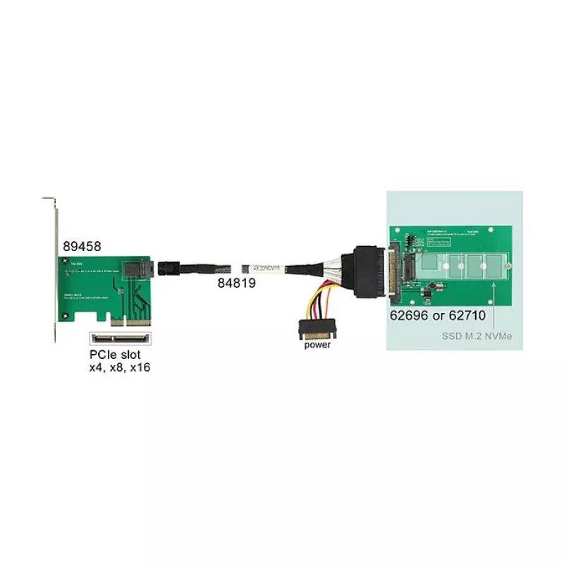 Sisemine M.2 adapter DeLOCK 62696