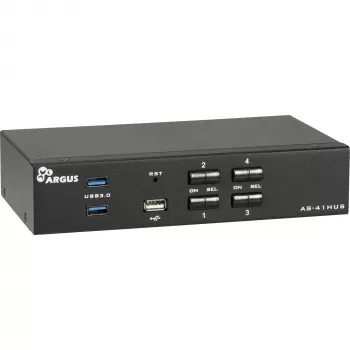 KVM-lüliti Inter-Tech IPC AS-41HUS 4 porti USB