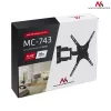 Maclean Mc-743 - Vesa monitori-/TV kinnitus, 13-50 must, 30 kg
