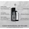 Caso Turbo Kuuma Vee Automaat | HW 616 | Veeautomaat | 2600 W | 2,5 L | Plastik/Roostevaba teras | Must/Roostevaba teras