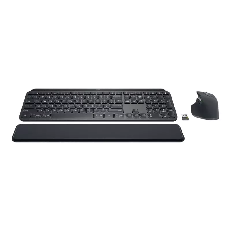 Logitech MX Keys combo for Business Gen 2 klaviatuur ja hiir komplektis kontor RF Wireless + Bluetooth AZERTY prantsuse grafiit