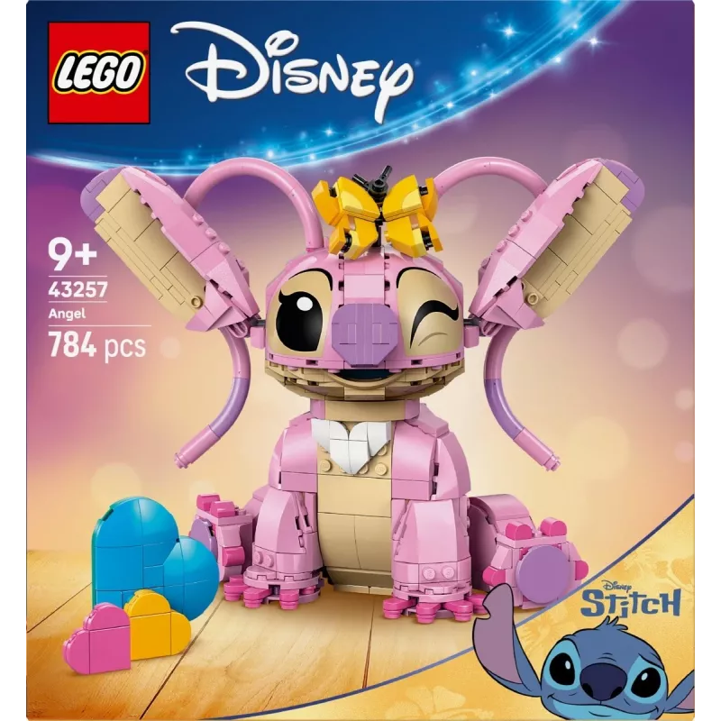 LEGO Disney kogutav mini-ehitis Andzia Angel 43257 — 784 osa, 250 mm kõrgus, vanusele 9+