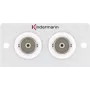 Pistikupesa 2 x BNC Kindermann 7444000538