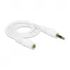 Helikaabel 3,5 mm I-E DeLOCK 83763 0,5 m Valge