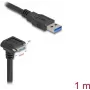 DeLOCK USB-kaabel 1m USB A Micro-USB B Must 5 Gbit/s