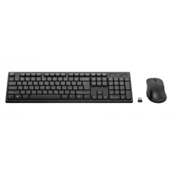 Juhtmevaba RF klaviatuuri ja hiire komplekt Belkin BBZ010DE — täissuuruses (100%), saksa paigutus, must