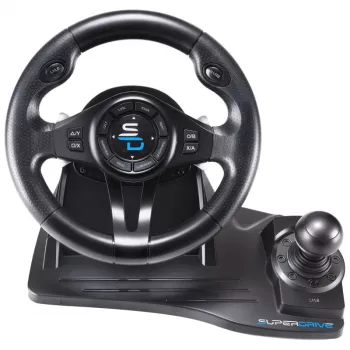 Subsonic SA5596-NG mängukontroller must USB rool pedaalid 270°