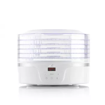 Toidukuivati ETA Eta SECCA Läbipaistev Valge 380 W, LED-ekraan, 24 h taimer, 300×300×220 mm