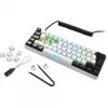 Sharkoon SGK50 S4 klaviatuur mänguritele USB QWERTZ saksa valge RGB LED