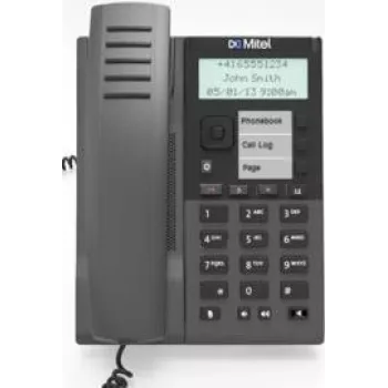 IP-telefon MITEL MiVoice 6905 VoIP helistaja ID-ga, lauatelefon SIP, põhilised VoIP-funktsioonid