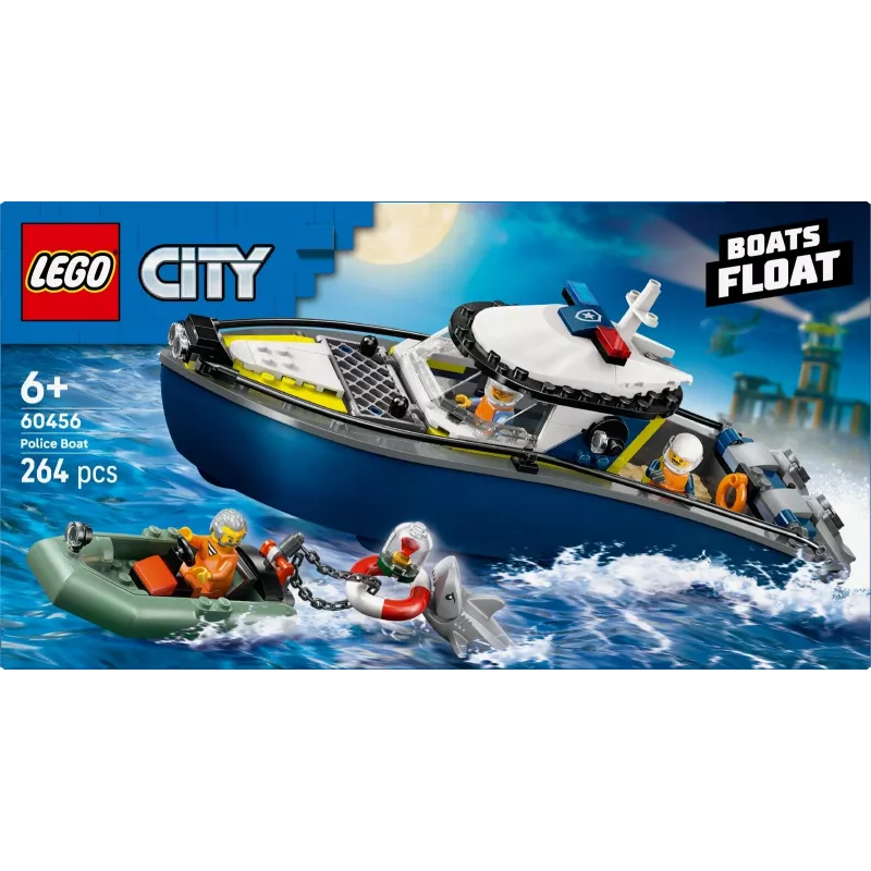 LEGO CITY 60456 Politseipaatide tagaajamine