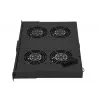 Ventilaatoripaneel Extralink 19 tolli 4 ventilaatorit termostaadiga