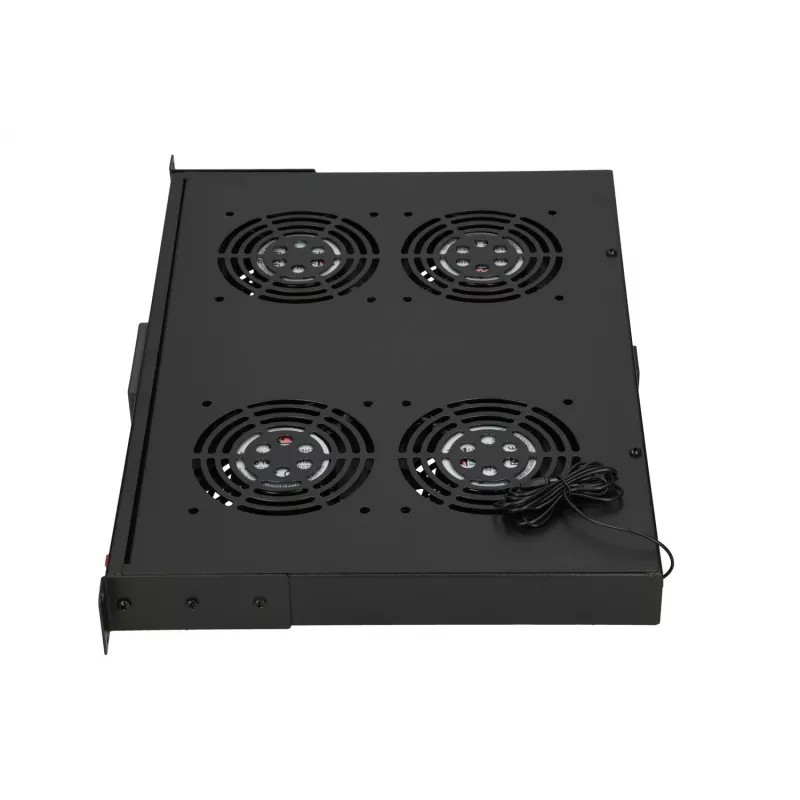 Ventilaatoripaneel Extralink 19 tolli 4 ventilaatorit termostaadiga