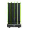 Gamemax korpus | BLADE CONCEPT | Must | ATX | Toiteplokk pole kaasas