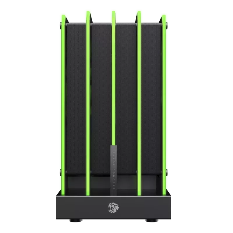 Gamemax korpus | BLADE CONCEPT | Must | ATX | Toiteplokk pole kaasas