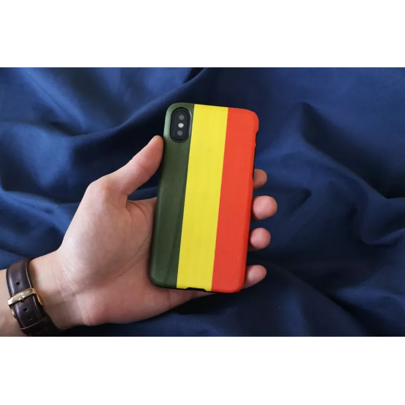 man and wood nutitelefoni ümbris iPhone X/XS jaoks — Reggae Must, kaitsev kõva tagakaas