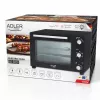 Elektriline kompaktne lauaahi Adler AD 6026 — 48 L maht, 1800 W, vabalt paigaldatav, mehaaniline taimer