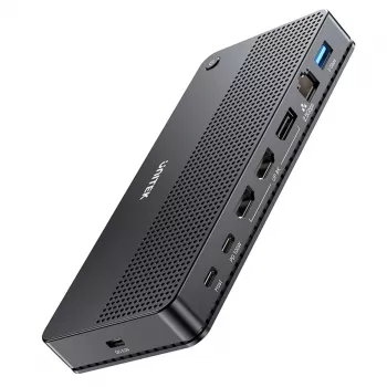Dokkimisjaam UNITEK D1104A01 USB4 juhtmega 100W Power Delivery