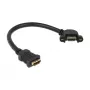 HDMI kaabel DeLOCK 0,25m 2xHDMI