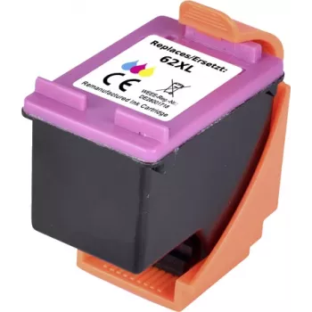 Renkforce'i tint asendab HP 62 XL (C2P07AE) ühilduv tsüaan, magenta, kollane RF-5679858 (RF-5679858)