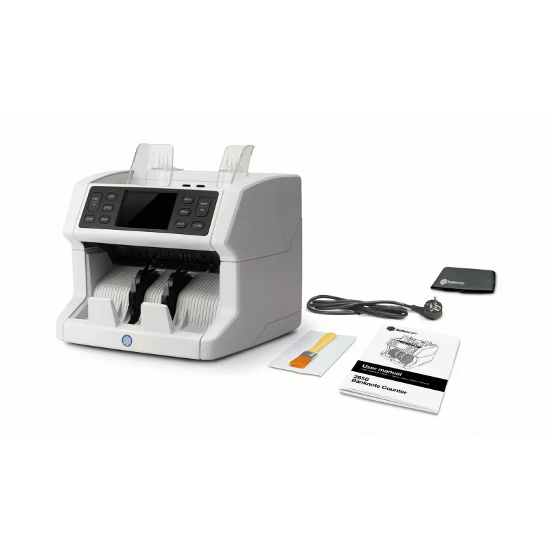 Pangatähtede loendusmasin Safescan 2850 Valge LCD AC 110-240V