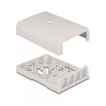 DeLOCK 67053 Keystone pinnale paigaldatav karp, 4-port, valge