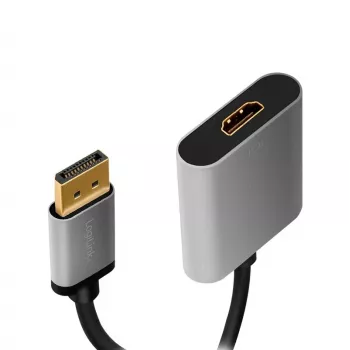LogiLink CDA0108 videokaabli adapter 0,15 m DisplayPort HDMI must hall