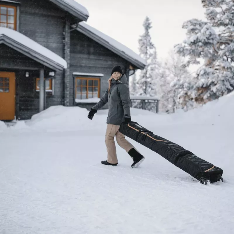 Thule 5162 Roundtrip veerev suusakott 192 cm must