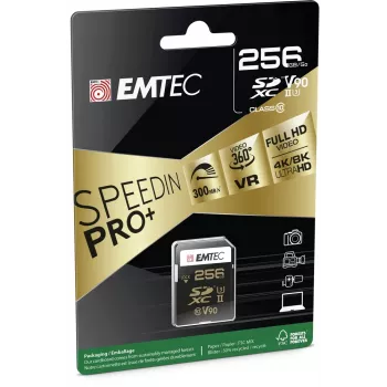 Välkmälu Emtec 256 GB UHS-II SpeedIN Pro+
