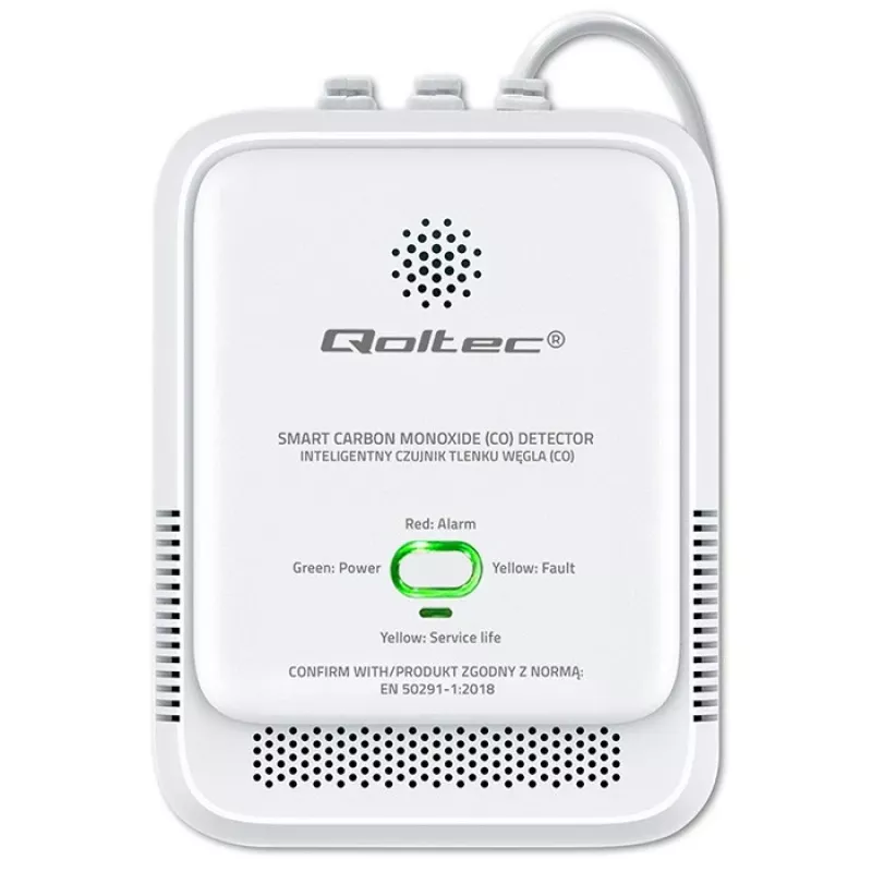 CO-anduri häire QOLTEC 52576 — vingugaasiandur, 85 dB häire