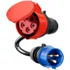 go-e Adapter Gemini flex 11 kW CEE sinise 16 A kaablile 0,3 m