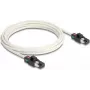 DeLOCK võrgukaabel RJ45 pistik pistikuks Cat.6A S/FTP 3m valge
