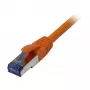 patch-kaabel RJ45 - CAT6A 500Mhz - 1,5m - oranž - S-STP(S/FTP) - komponendi testitud (GHMT sertifitseeritud) -