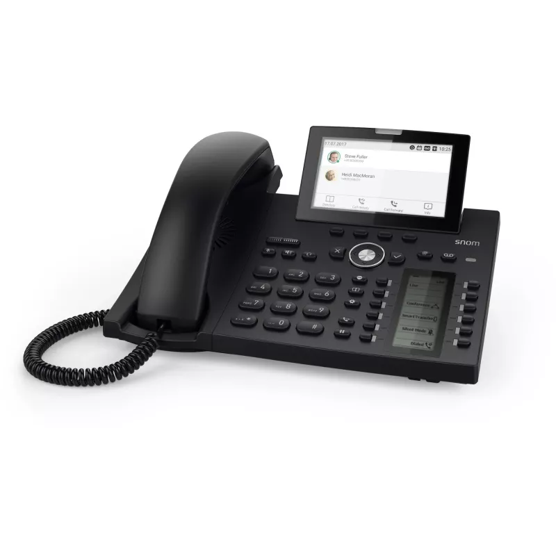 Snom D385 IP-telefon must 12 liini TFT