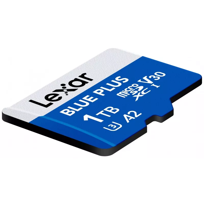 Mälukaart microSD 1TB C10 A2 U3 V30 170MB/s Blue Plus