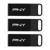 USB-mälupulk PNY Elite 128 GB USB USB-C 3.2 Gen 1 (3.1 Gen 1) Must