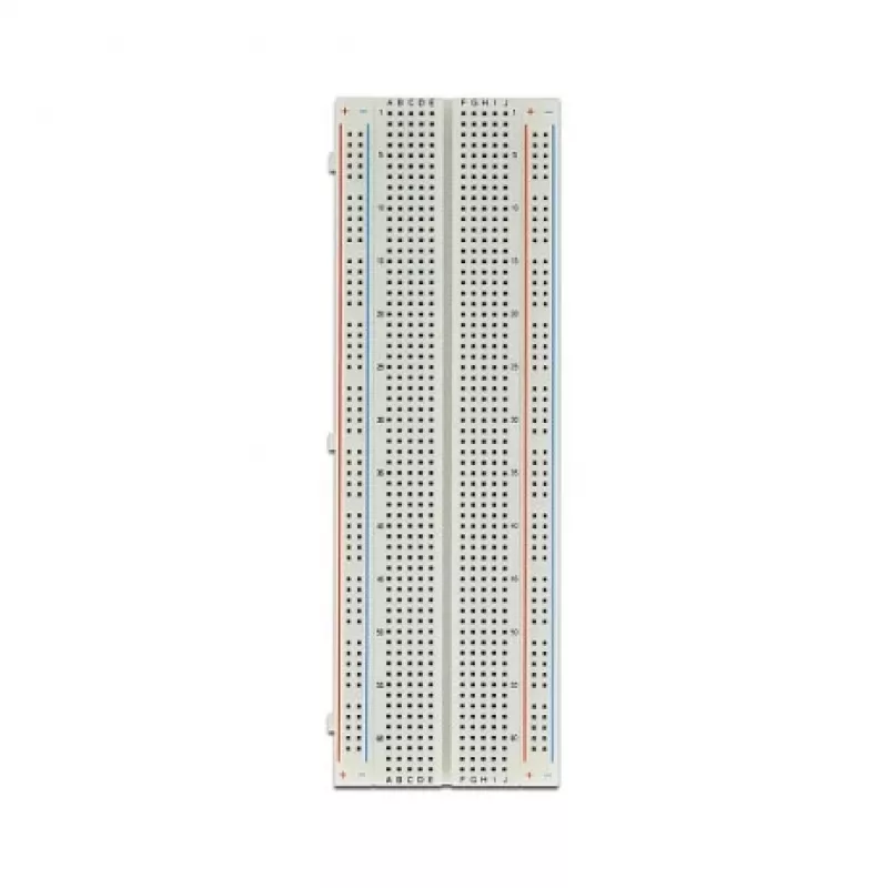 Breadboard DELOCK 18313 — jootevaba prototüüpimisplaat, plastik, 55×165×9 mm, valge