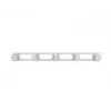 Rack kaabel management panel LANBERG AK-1205-S, 1U metal, 19 tolli (48,3 cm), sügavus 80 mm, hall