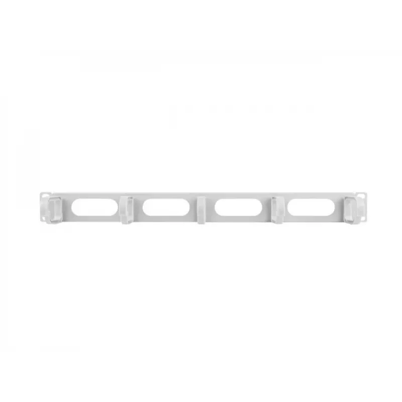 Rack kaabel management panel LANBERG AK-1205-S, 1U metal, 19 tolli (48,3 cm), sügavus 80 mm, hall