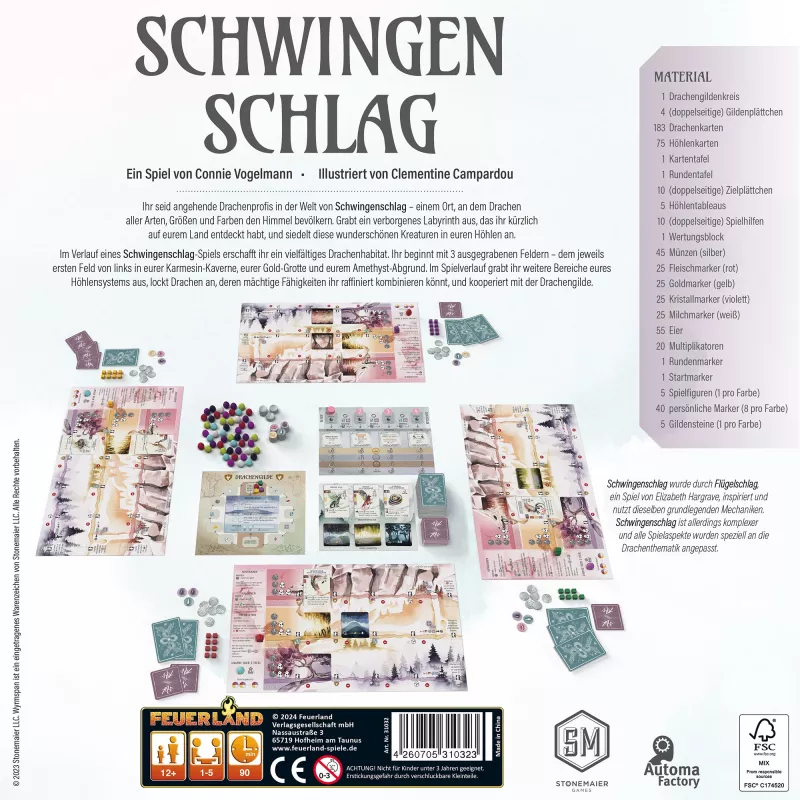 Schwingenschlag, lauamäng
