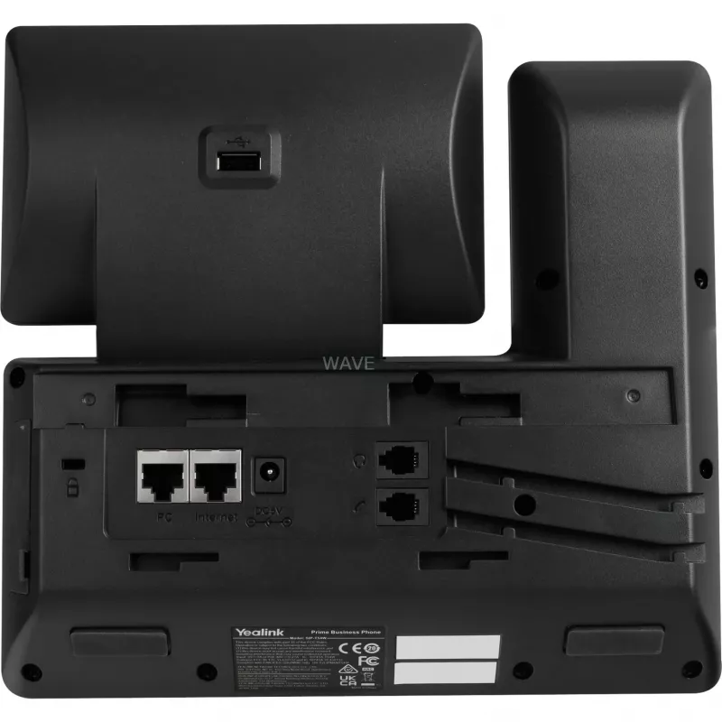 IP-telefon Yealink SIP-T54W must 10 liini LCD Wi-Fi